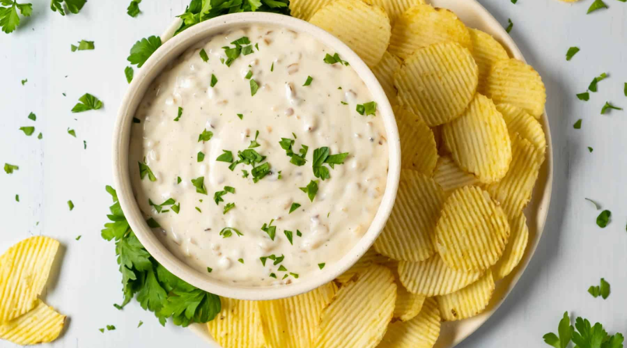 Hidden Valley Ranch Chive and Onion Dip instruction 